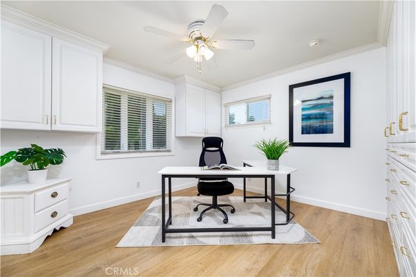 Home Office, Interior, Wood Texture Flooring