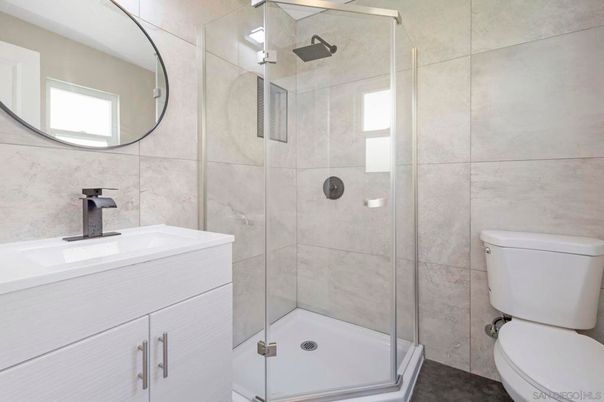 Bathroom, Glass Shower, Interior