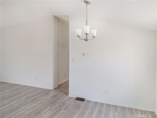 Chandelier, Empty room, Interior, Wood Texture Flooring