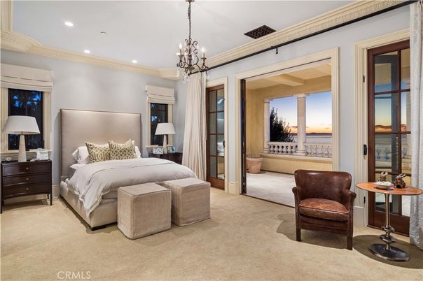 Bedroom, Chandelier, Interior, Recessed Lighting, Water