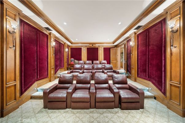 Home Theatre Room, Interior, Recessed Lighting, Theatre Room