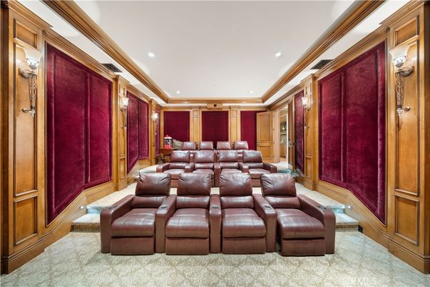 Home Theatre Room, Interior, Recessed Lighting, Theatre Room