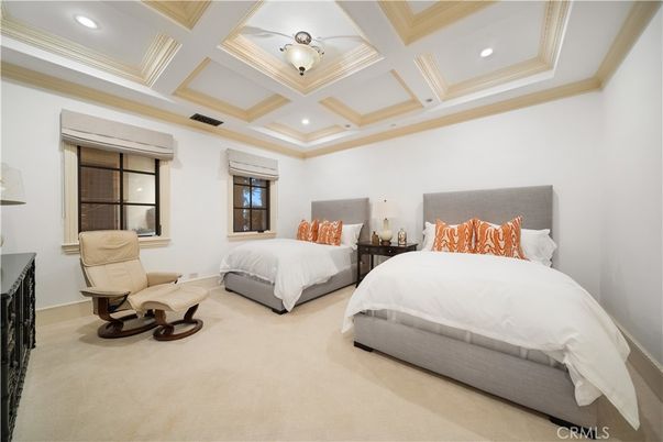 Bedroom, Interior, Recessed Lighting