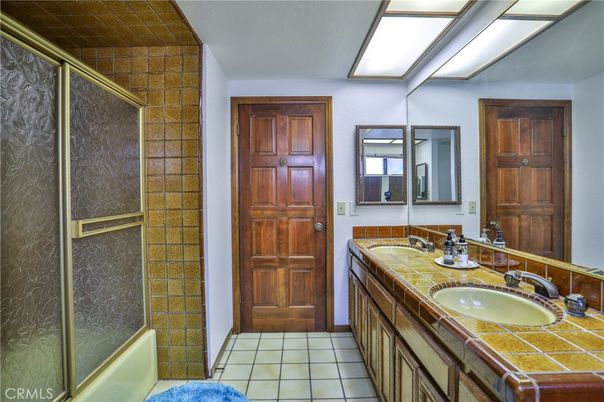 Bathroom, Dual Sink Vanities, Interior, Tile Countertops