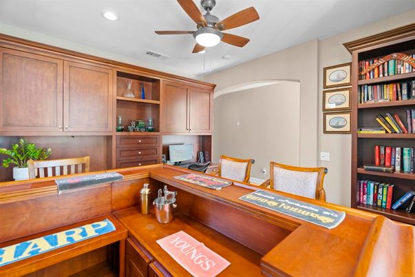 Home Office, Interior, Recessed Lighting