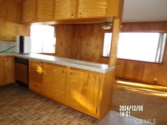 Interior, Kitchen, Wooden Walls
