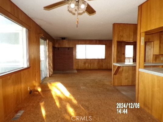 Empty room, Interior, Wooden Walls