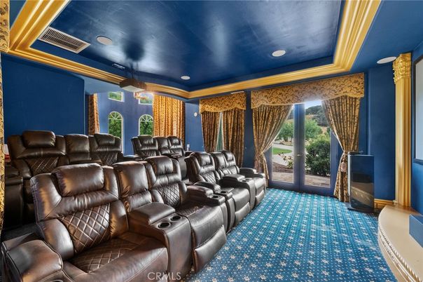 Home Theatre Room, Interior, Recessed Lighting, Theatre Room
