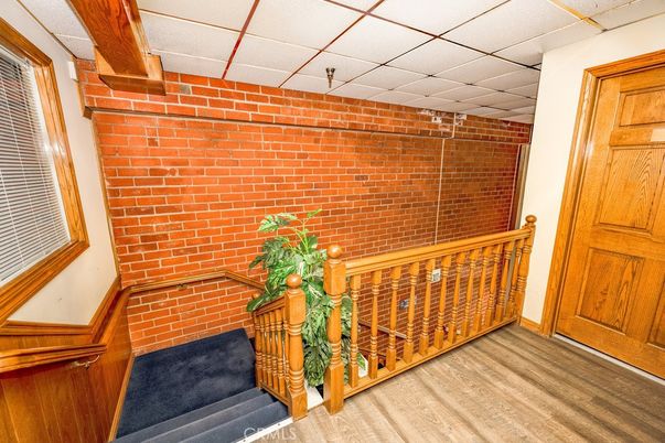 Interior, Stone Walls, Wood Texture Flooring
