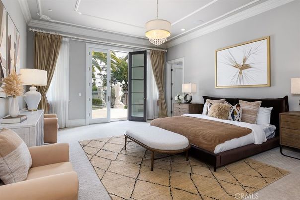 Bedroom, Interior, Pendant Lights, Recessed Lighting