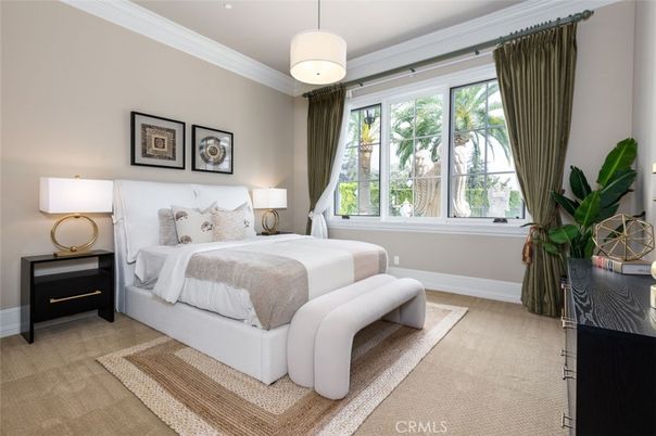 Bedroom, Interior, Pendant Lights