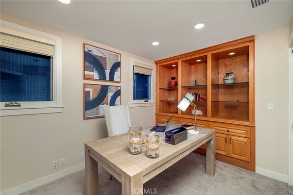 Home Office, Interior, Recessed Lighting