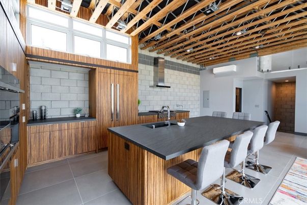 Interior, Kitchen, Stone Walls, Wooden Beams