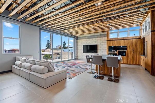 Interior, Kitchen, Living room, Stone Walls, Wooden Beams