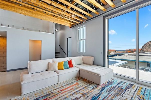 Interior, Living room, Water, Wooden Beams