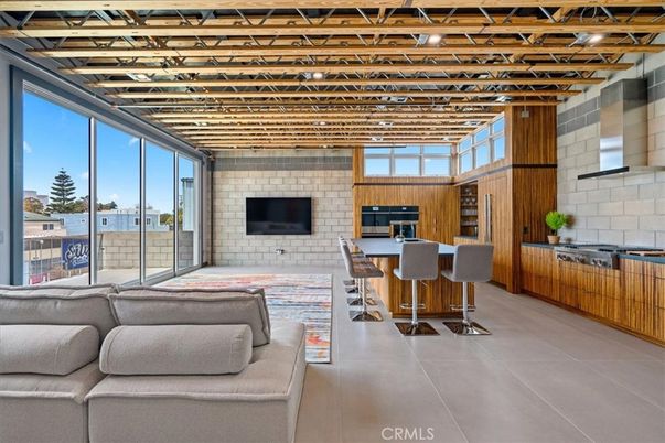 Interior, Living room, Stone Walls, Wooden Beams