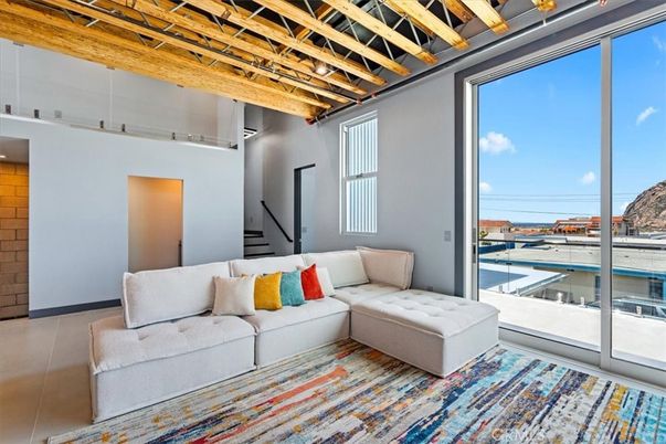 Interior, Living room, Water, Wooden Beams