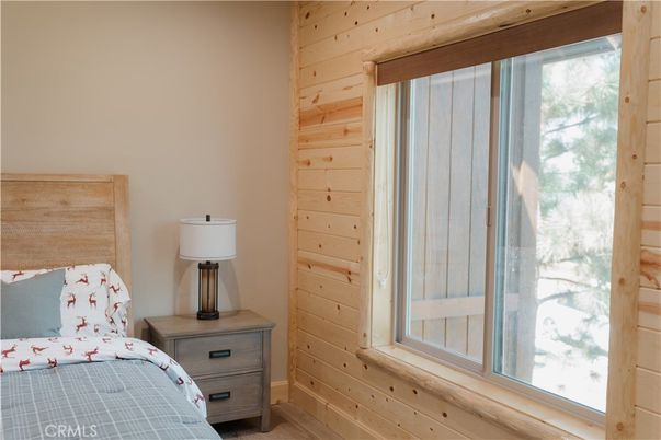 Bedroom, Interior, Wood Texture Flooring, Wooden Walls