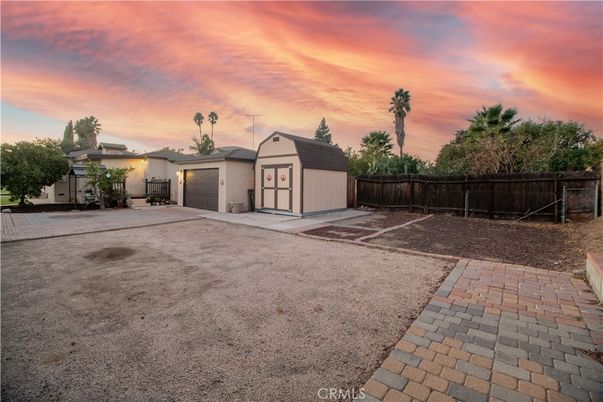 Backyard, Detached Garage, Exterior