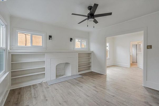 Fireplace, Interior, Wood Texture Flooring