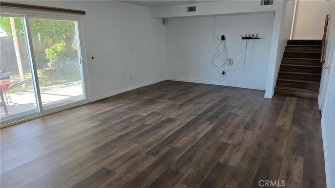 Empty room, Interior, Wood Texture Flooring