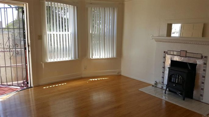 Empty room, Fireplace, Interior, Wood Texture Flooring