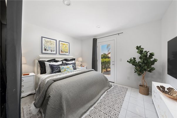 Bedroom, Interior, Recessed Lighting