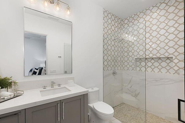 Bathroom, Glass Shower, Interior
