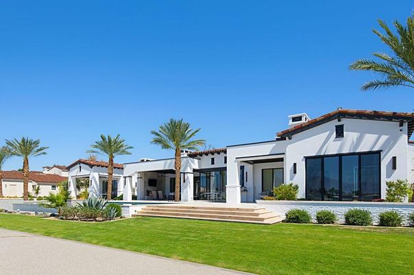Backyard, Exterior, Facade, Spanish Mediterranean
