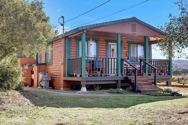 Backyard, Exterior, Facade, Log Home