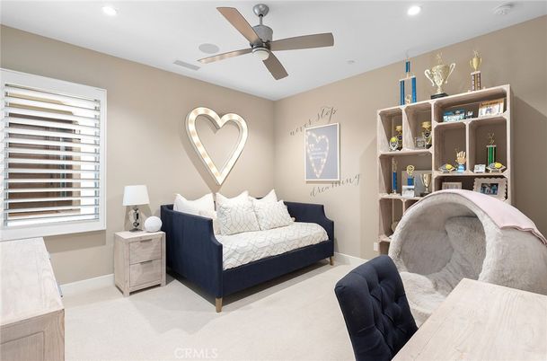 Bedroom, Interior, Recessed Lighting
