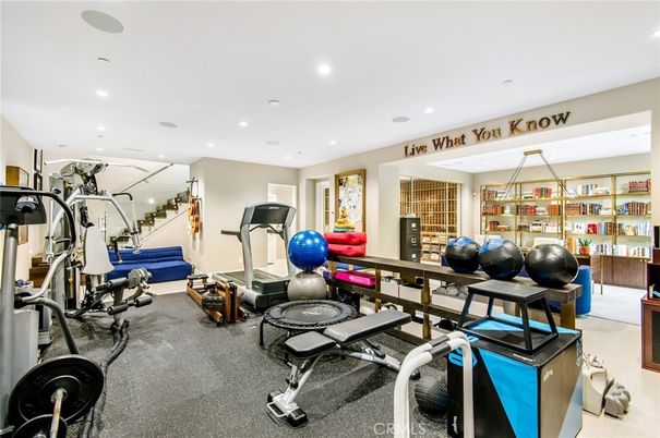 Fitness Equipment, Interior, Recessed Lighting