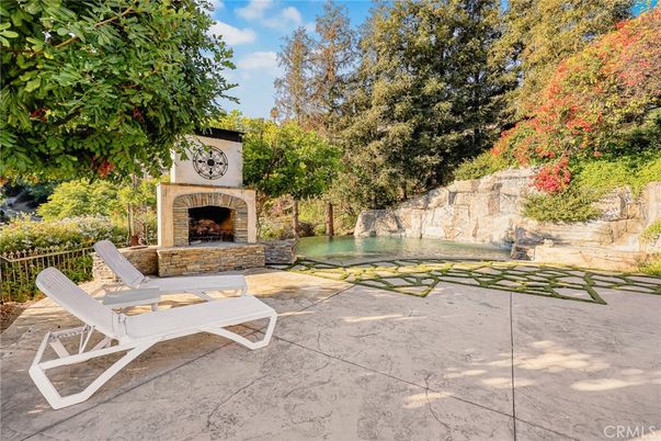 Backyard, Exterior, Fireplace