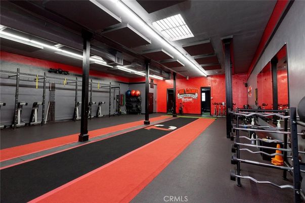 Fitness Equipment, Gym, Interior, Recessed Lighting