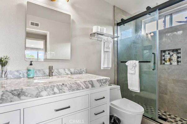 Bathroom, Glass Shower, Interior