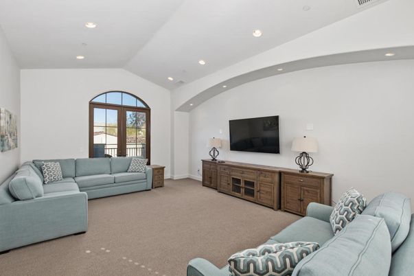 Interior, Living room, Recessed Lighting