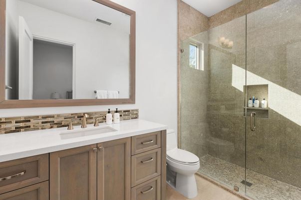Bathroom, Glass Shower, Interior
