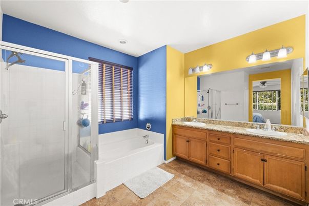 Bathroom, Dual Sink Vanities, Glass Shower, Interior