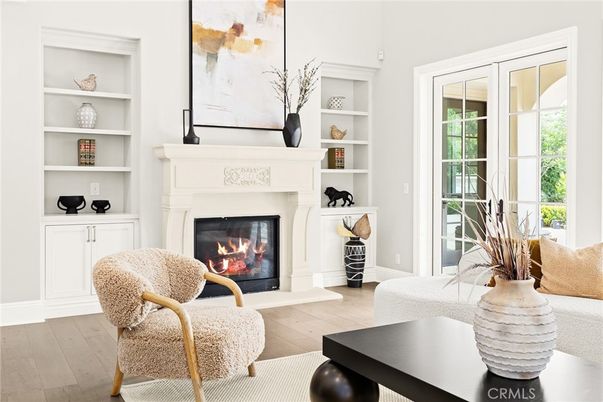 Fireplace, Interior, Wood Texture Flooring