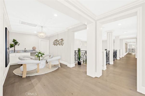 Chandelier, Interior, Recessed Lighting, Wood Texture Flooring