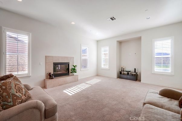 Fireplace, Interior, Living room, Recessed Lighting