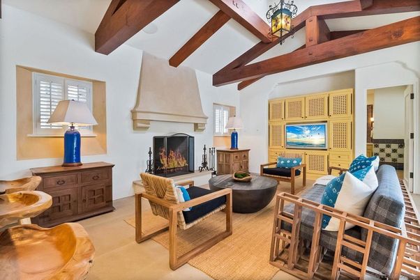 Fireplace, Interior, Living room, Wooden Beams