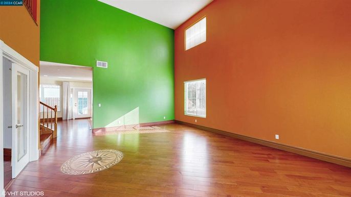 Empty room, Interior, Wood Texture Flooring
