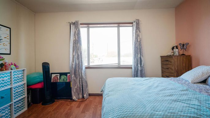Bedroom, Interior, Wood Texture Flooring