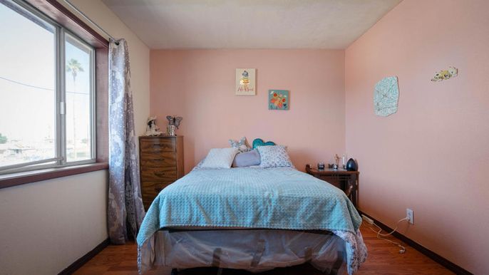 Bedroom, Interior, Wood Texture Flooring
