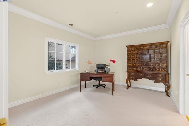 Home Office, Interior, Recessed Lighting