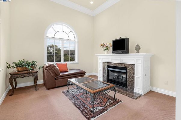 Fireplace, Interior, Living room, Recessed Lighting