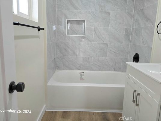 Bathroom, Interior, Wood Texture Flooring
