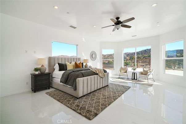 Bedroom, Interior, Recessed Lighting