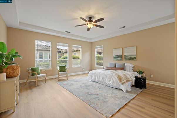 Bedroom, Interior, Wood Texture Flooring